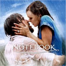 The Notebook movie cover with actor names